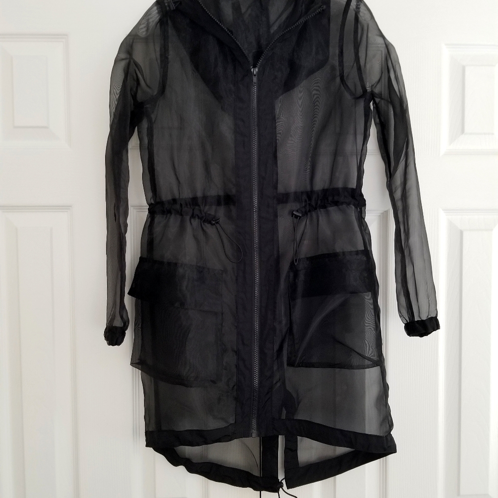 Dex Sheer Black Anorak Jacket